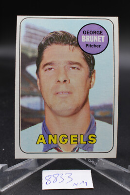 George Brunet 1969 Topps #645 California Angels NM