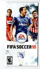 Fifa Soccer 10 PSP MANUAL ONLY Insert Booklet Authentic