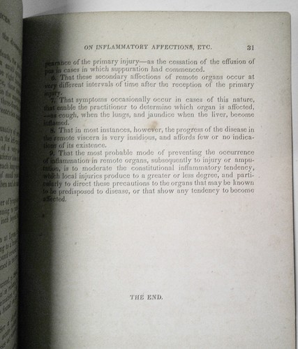 1840 Affections inflammatoires des organes internes après lésions externes... - Photo 5 sur 6