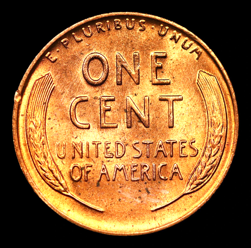 1953-D Lincoln Penny One Cent 1C RD GEM+ Uncirculated Coin (#18-882) - Picture 2 of 2