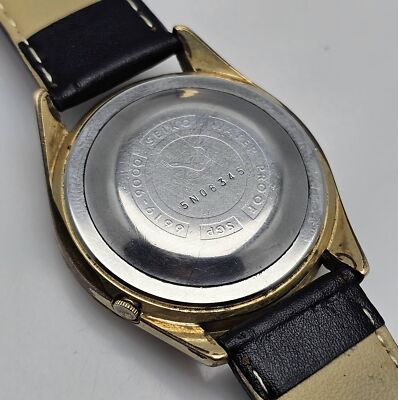 SEIKO 5 SPORTSMATIC PATINA DIAL 6619-9000 DAY/DATE VINTAGE MEN'S