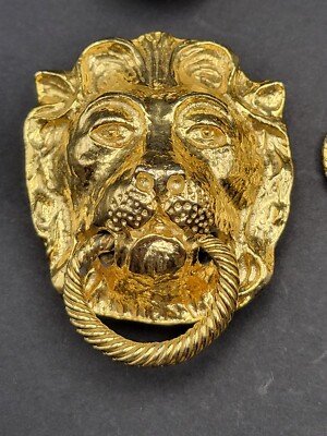 Mimi Di N BELT BUCKLE Lot Signed 2 Matching Sets Lion Door  display picture 2