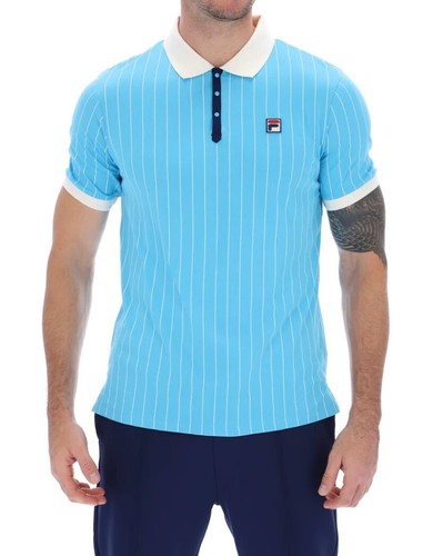 FILA Men's Polo BB1 Classic Vintage Collared Shirt Short Sleeve Top Stripe S-4XL - Picture 20 of 33