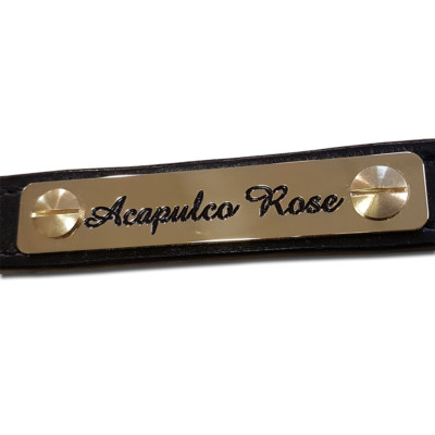 Personalisiertes Kopfband Namensschild. Schriftwahl - 80mm x 15mm