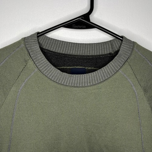 _J.L-A.L_ Mens Shirt XS/S Green Prima Knit Long Sleeve Outdoor Designer Italy - Picture 5 of 20