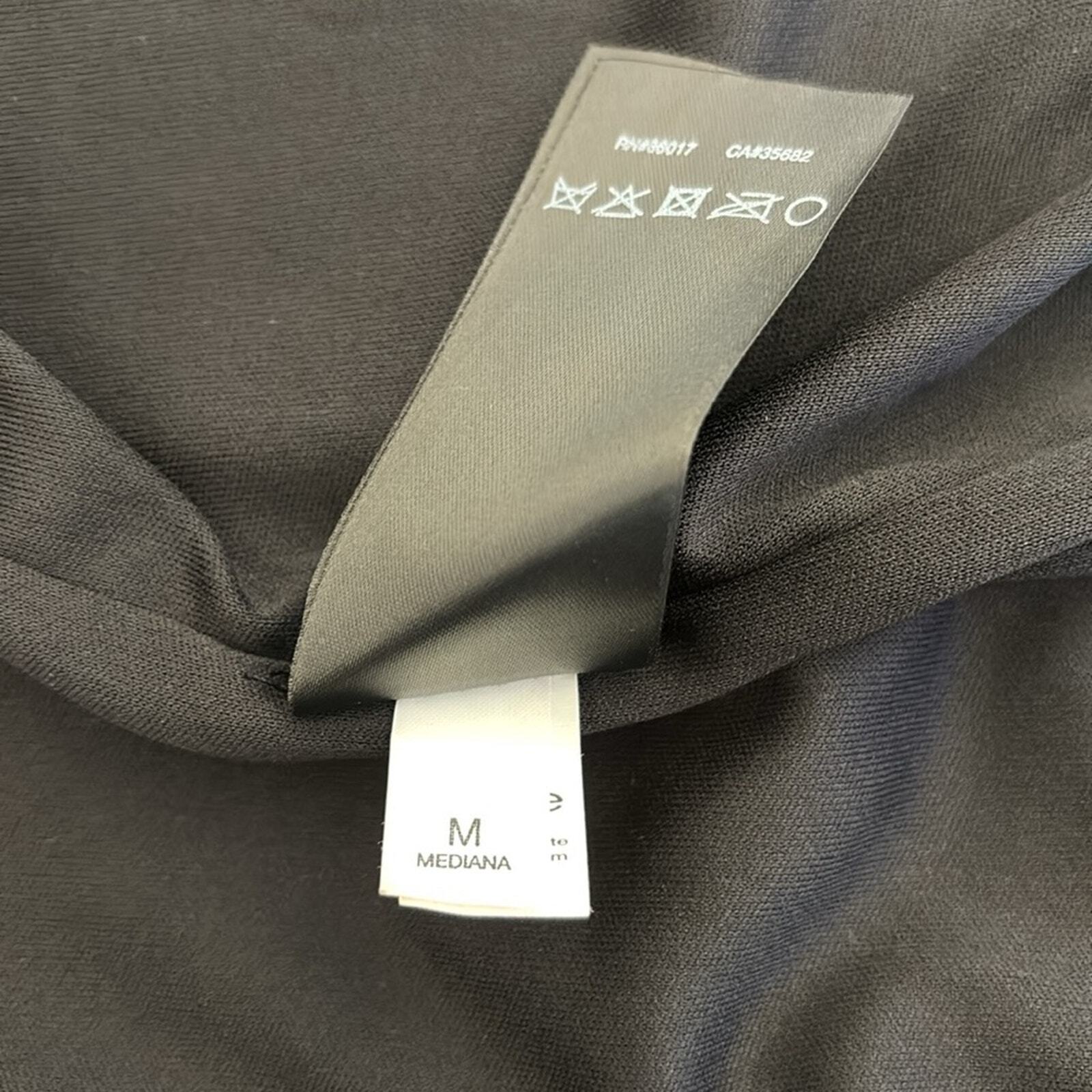 Bebe double split sheer bodice Cocktail long slip… - image 14