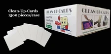 Cheap Clean Up Cards 1500 pcs Great for cleaning ink from screens and squeegees