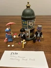 Rare Vintage Playmobile 5350 Advertising Stand Kiosk Complete*