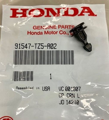 Genuine Honda Radiator Support Access Cover Clip 91547-TZ5-A02 | eBay