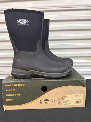 Grubs Outdoor Boots Adult Frostline Mid Sole Lugs Black FRT-000M USA Mens 13