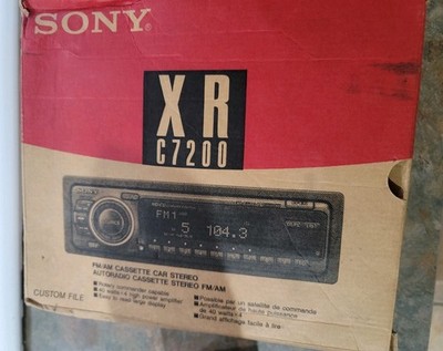 SONY XR-C7200R Vintage Rare Retro Radio RDS Cassette Player 40W x 4 Head Unit