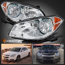 Fits 2008-2012 Chevy Malibu Clear Headlights Assembly Headlamps Pair Leftright Fits 2008-2012 Chevy Malibu Clear Headlights Assembly Headlamps Pair Leftright