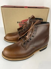 Red Wing Heritage 9422 Beckman Cigar Excalibur Leather Boots Men 9 D Seconds