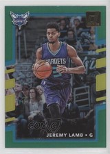 2017-18 Panini Donruss Holo Green & Yellow Laser Jeremy Lamb #20 4k8