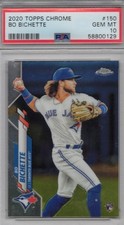 BO BICHETTE 2020 TOPPS CHROME #150 PSA 10 GEM MT RC