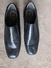 MENS SIZE 15 M DOCKERS BLACK LEATHER LOAFER DRESS SHOES — photo 3