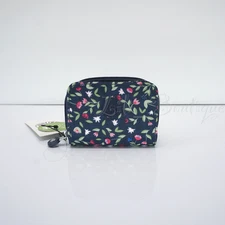 Kipling Tops Mini Wallet Zip Snap Card Case KI0809 Polyester Dancing Floral NWT