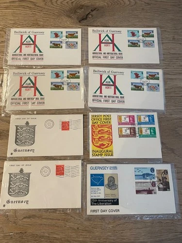 Royal Mail FDC Guernsey First Day Covers Stamps   1969-70  25th liberation