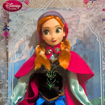 Disney Store Frozen Anna 12in Fashion Doll, Removable Clothes, Unopened Box