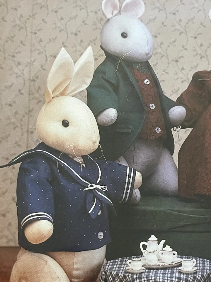 Bunnies & Friends patrón de costura Tea Time Pals 1987 Foto 2 de 4