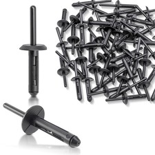 50x Nylon Blind Rivets Clip Fastener For Gm Jeep Chrysler Dodge 6500911 14063981