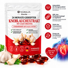 Vusilia Knovita Capsules Aged Garlic Extract with CoQ10 & Vitamin K2