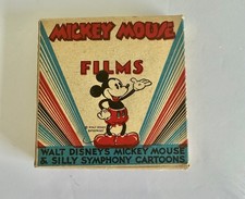 Vtg 1930s Mickey Mouse Cine-Art 16mm Film Reel in The Box Mickeys Wild Dream