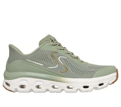 Skechers Shoes Women Sport Slip Ins Comfort Casual Glide Memory Foam Sage 180272