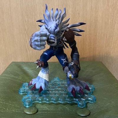 #ad Digimon Adventure Were Garurumon Figure PVC Products Garage Kit $90.09