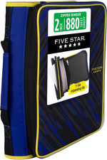 Zipper Binder 2 Inch O-Rings Case Organiser with Multi-Access