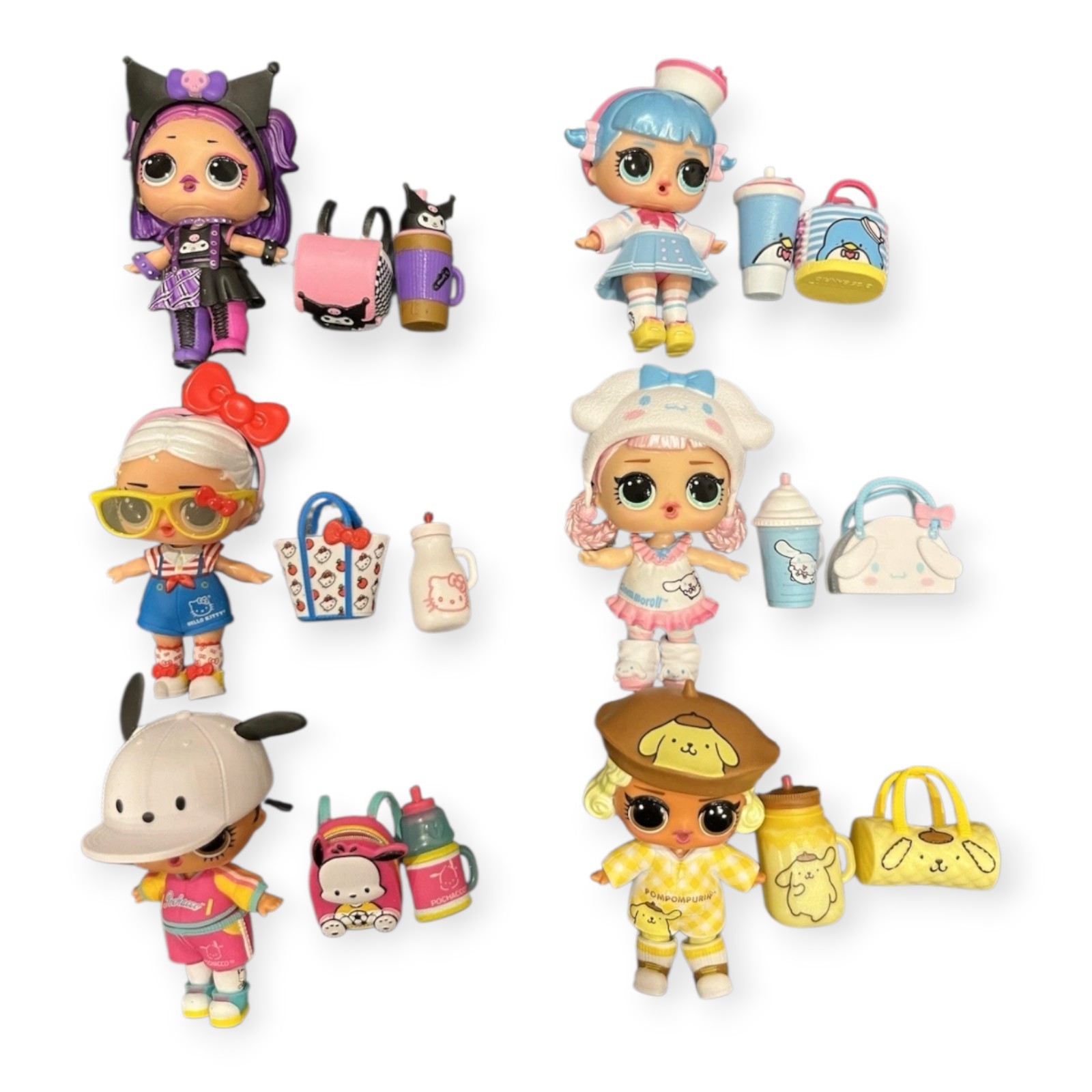 MGA LOL Surprise dolls, pack of 5 units with random selection + accessories.