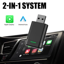 Mini Wireless Adapter USB Car Dongle Connect For Apple Carplay Android Auto