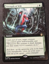 Strength Of Will - Extended Art - SPM - MTG - EN - NM - 0267