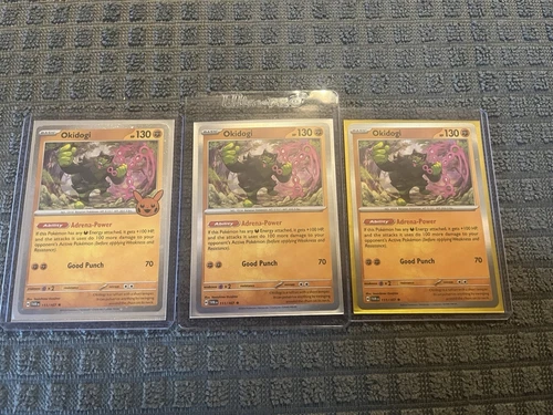 Pokemon Okidogi 111/167 Twilight Masquerade Error Card. 