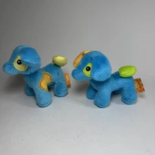 B You Plush Blue Puppy Dog Pair 4.5” My B Toys Maison Battat Stuffed Animal Toy