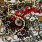 Costume Jewelry (1/2 lb) 8 Oz Junk Lots ~ Damaged/For Crafts ~ Vintage To Modern