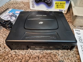 Sega Saturn USA Console Complete in Original Box CIB TESTED WORKING