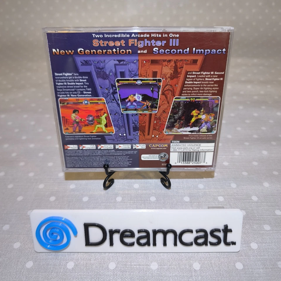 Street Fighter III Double Impact Sega Dreamcast NTSC US-OVP & sehr guter Zustand - Bild 4 von 4