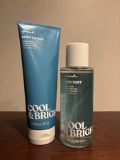 Victoria's Secret PINK Cool  Bright Scented Lotion  Body Mist Bundle  New   