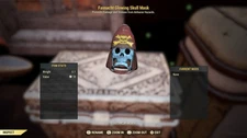 Fallout 76 - Glowing Skull Mask - PlayStation
