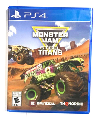 Monster Jam Steel Titans - ps4 PlayStation 4 Authentic Replacement Case Only