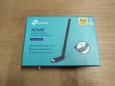 TP-Link Archer T2U plus Wifi Dongle, AC600 High Gain Wireless Wifi Adapter, Dual