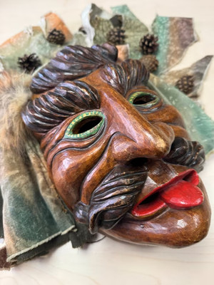 Mumpfentalschrat Narrenzunft Biberach Holzmaske Fasnet Zunft Karneval Fasching