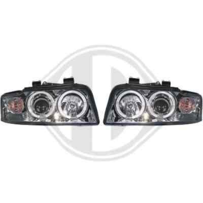 Scheinwerfer Set vorne für Audi A4 B6 8E 2001-2004 Designscheinwerfer ANGEL EYES