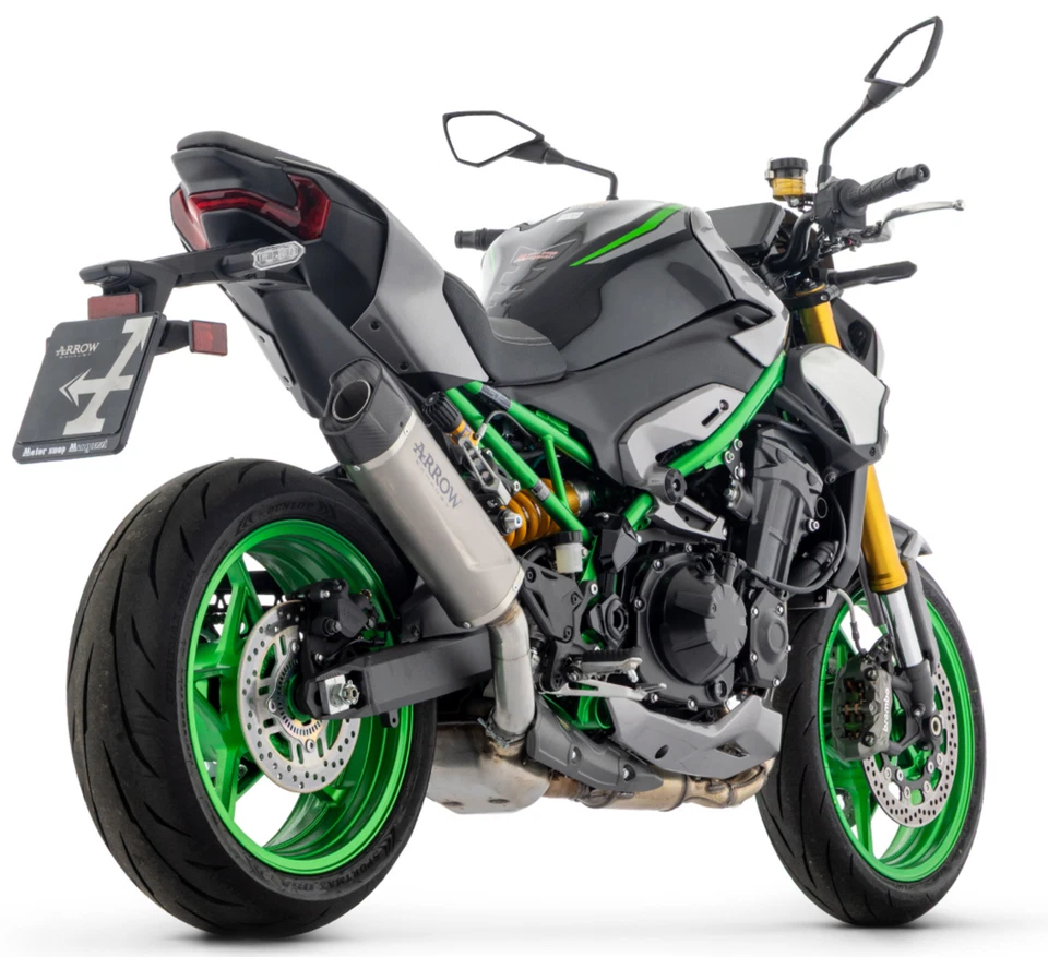 TERMINALE DI SCARICO ARROW TITANIO OMOLOGATO EURO5+ PER KAWASAKI Z 900 2025 - Immagine 2 di 4