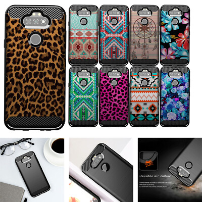 For [LG Tribute Monarch /Phoenix 5][Flex TPU Fiber SET2] Slim Matte Grip Case