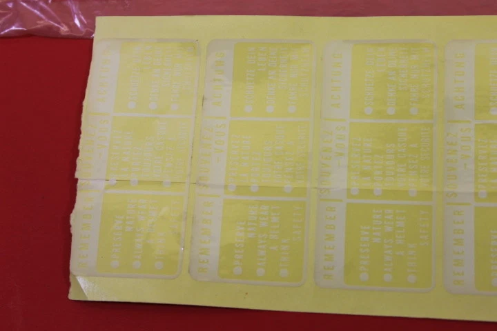 Honda CB125 CB400 CB400F CX500 CB550 CB650 CB750A CB750F GL1000 tank label X 7 - Image 3 of 4