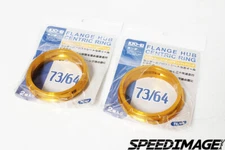 ALUMINUM KICS KYO-EI HUB CENTRIC RING 73-64, OD 73MM TO ID 64MM SET OF 4 PCS