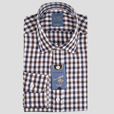 NEW BARBA NAPOLI SHIRT 100 COTTON SIZE 15.75 US 40 EU BNSS55