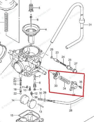 #ad AIR CUT OFF VALVE FOR KAWASAKI 14025 1903 Kawasaki KLR 650 KLX 300R Carb $24.99